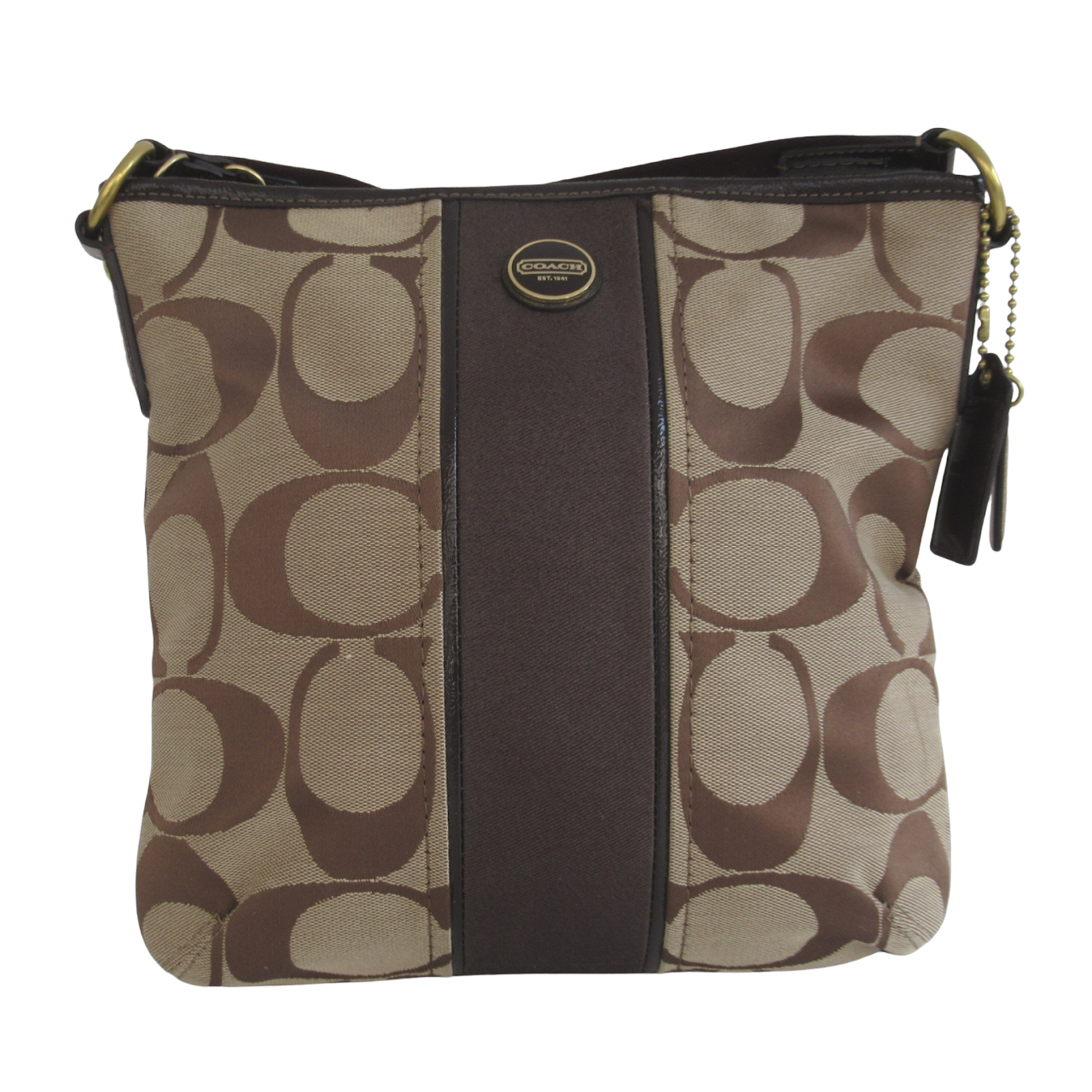 Coach monogram clearance crossbody bag