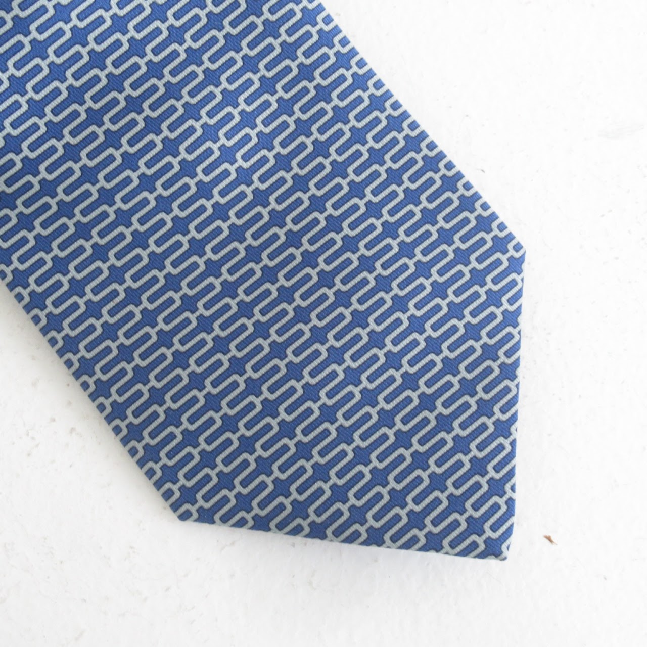 Hermès Link Pattern Tie