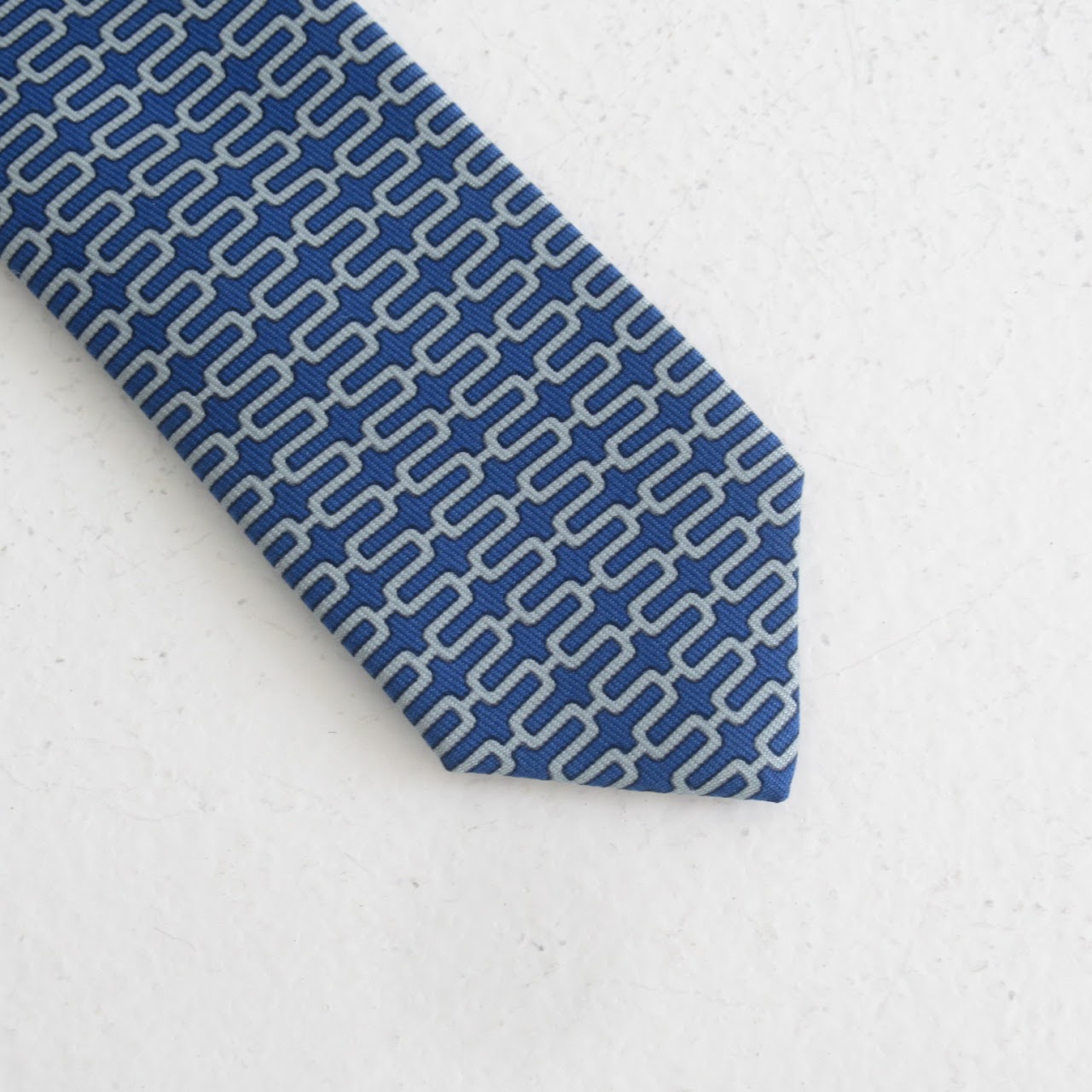 Hermès Link Pattern Tie