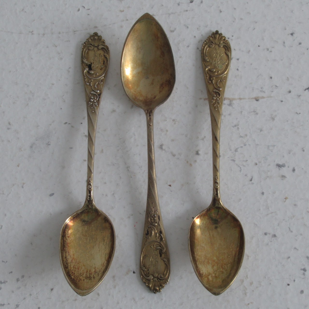 800 Silver Demitasse Spoon Lot