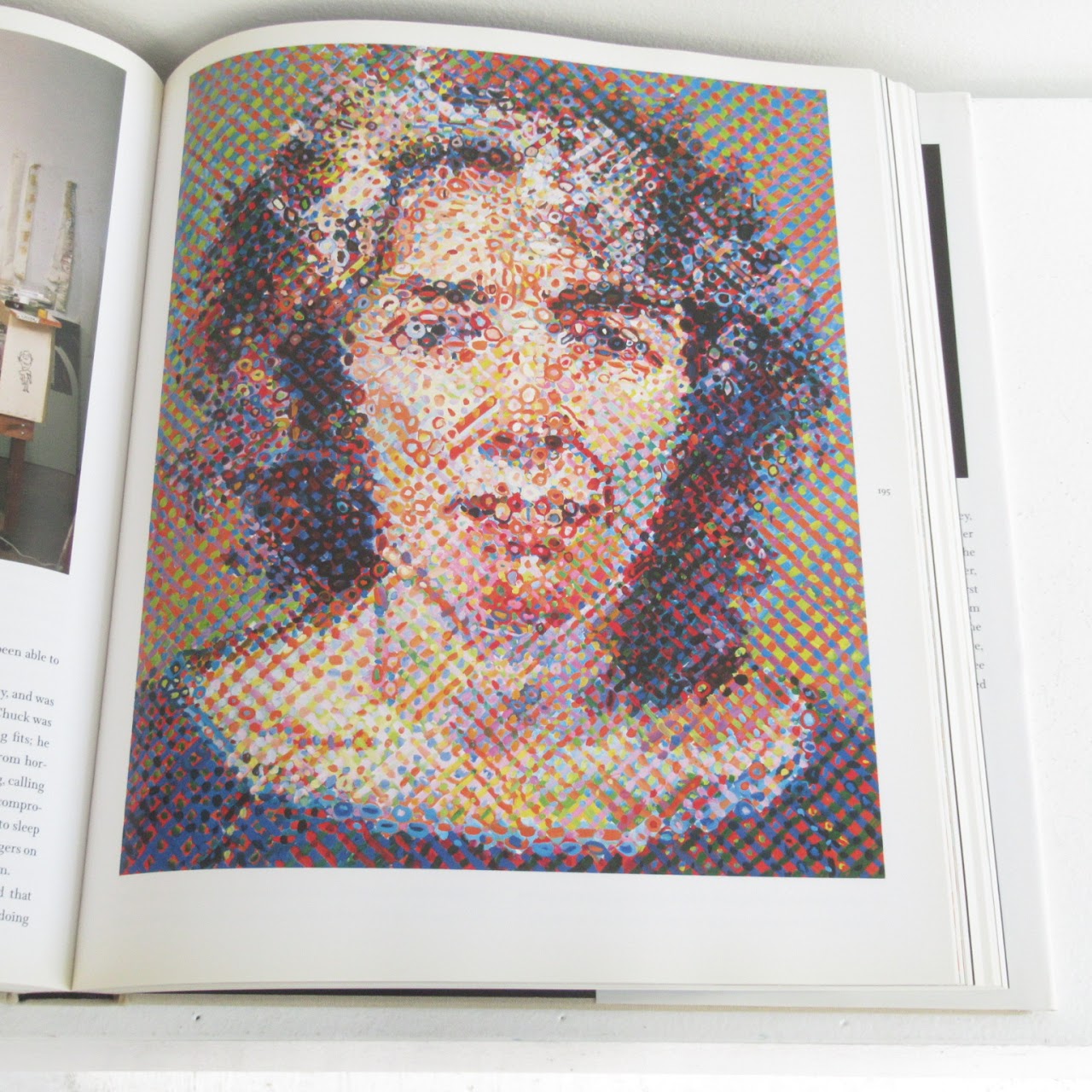 Chuck Close Work, Christopher Finch Signed Art Book