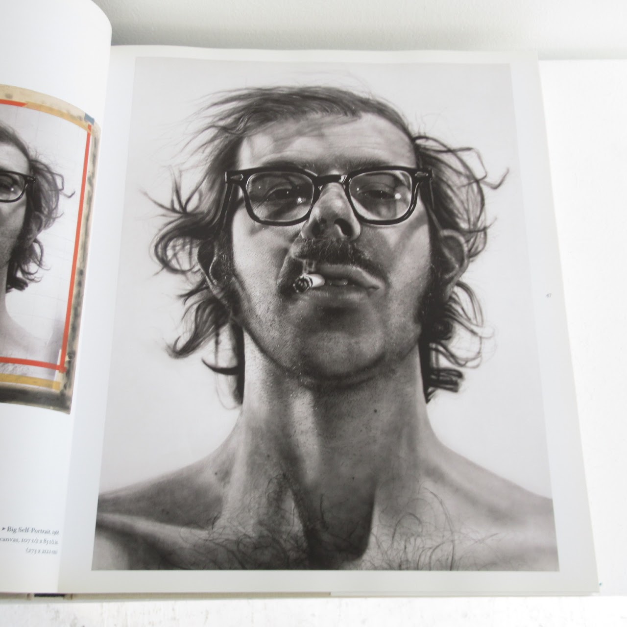 Chuck Close Work, Christopher Finch Signed Art Book