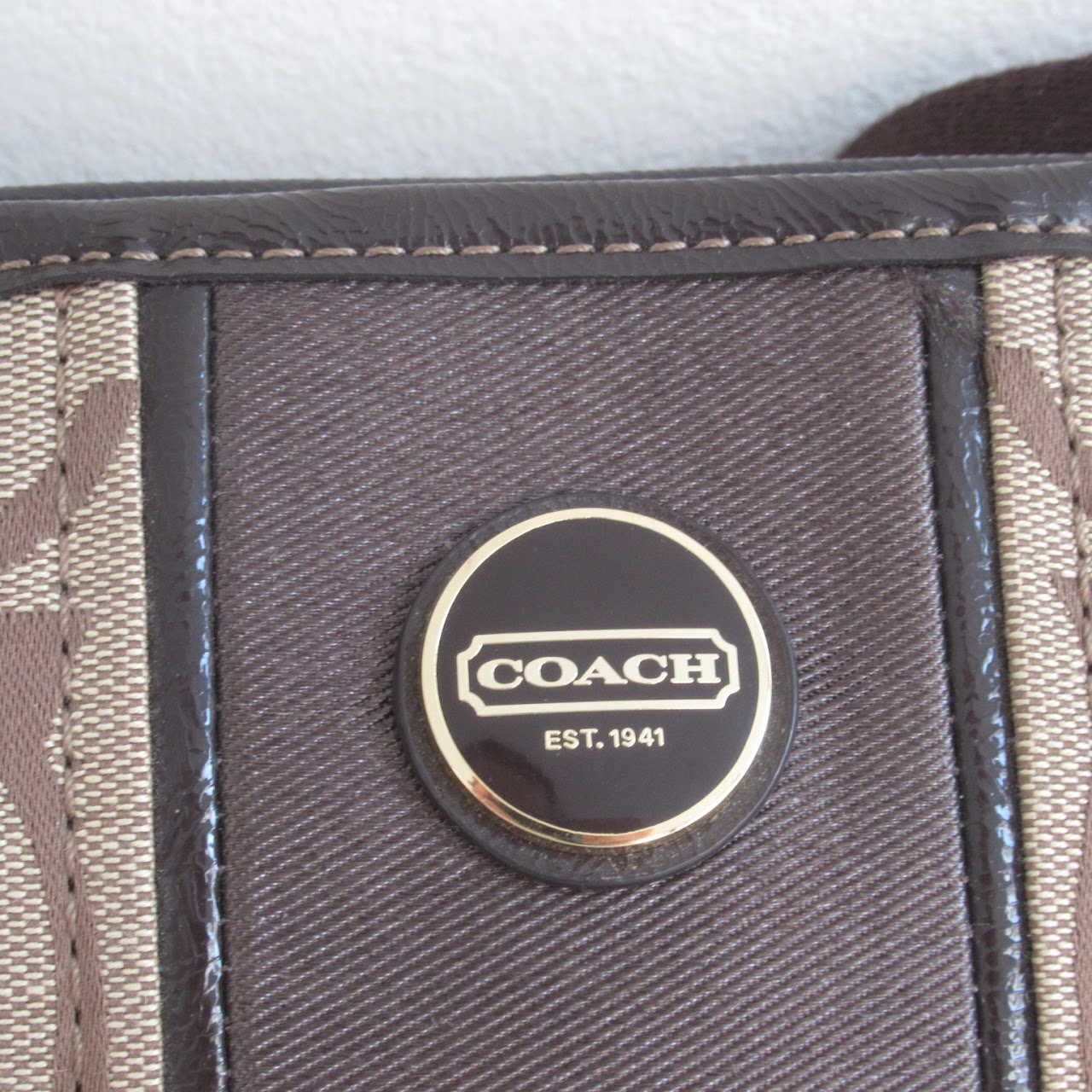 Coach Monogram Crossbody Bag