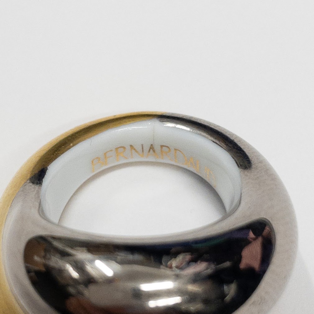 Bernardaud Porcelain Two Tone Ring