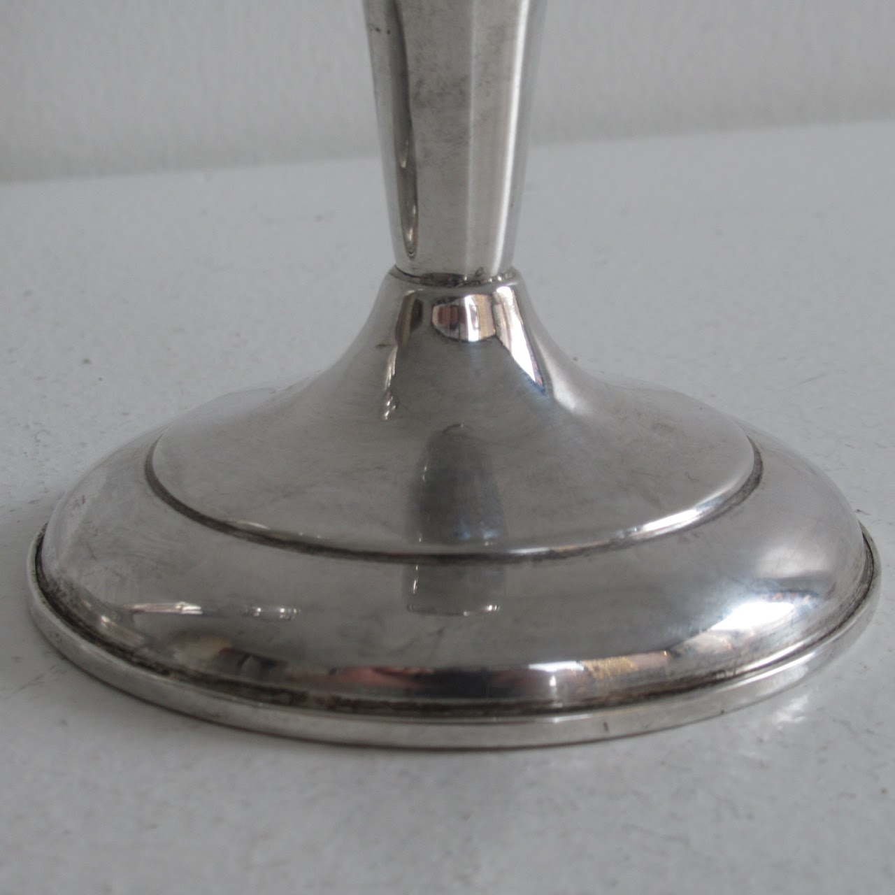 Cartier Sterling Silver Weighted Candlesticks