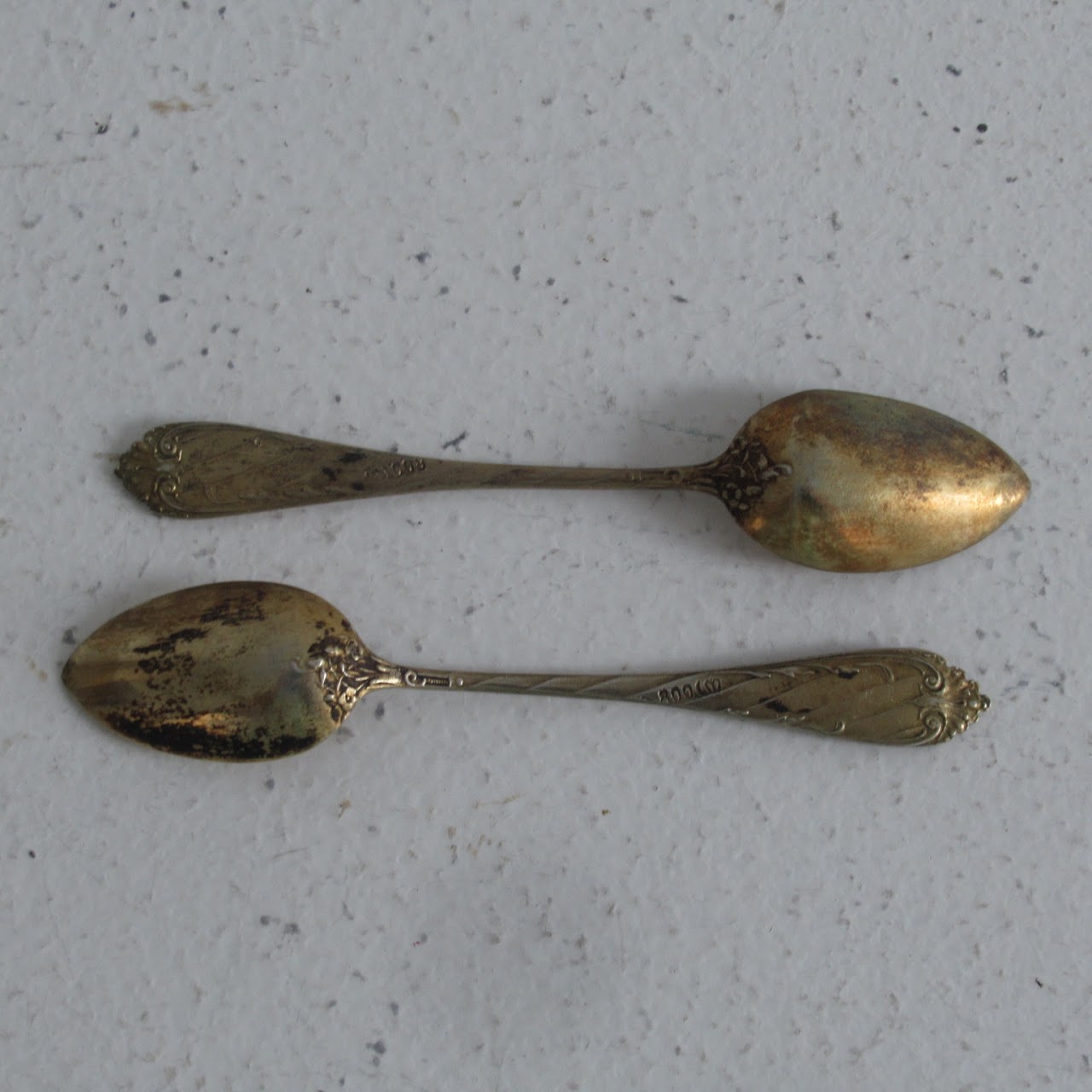 800 Silver Demitasse Spoon Lot