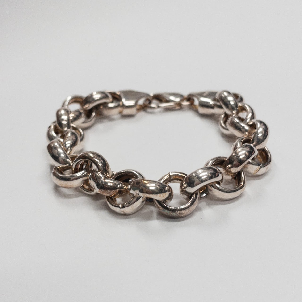 Sterling Silver Rolo Link Bracelet