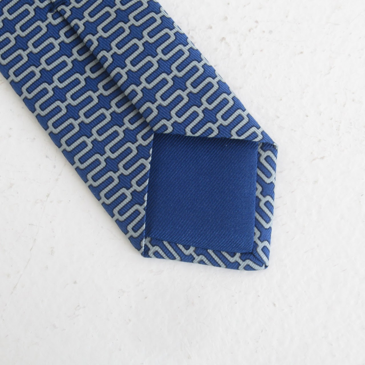 Hermès Link Pattern Tie