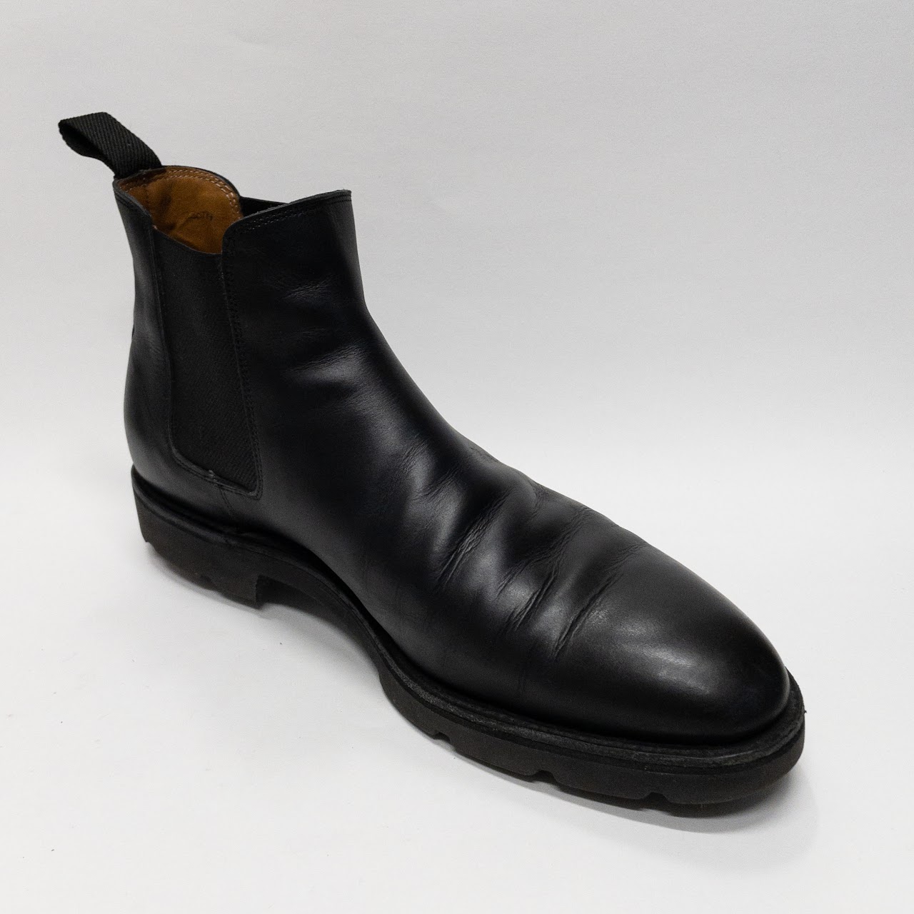 John Lobb Leather Chelsea Boots