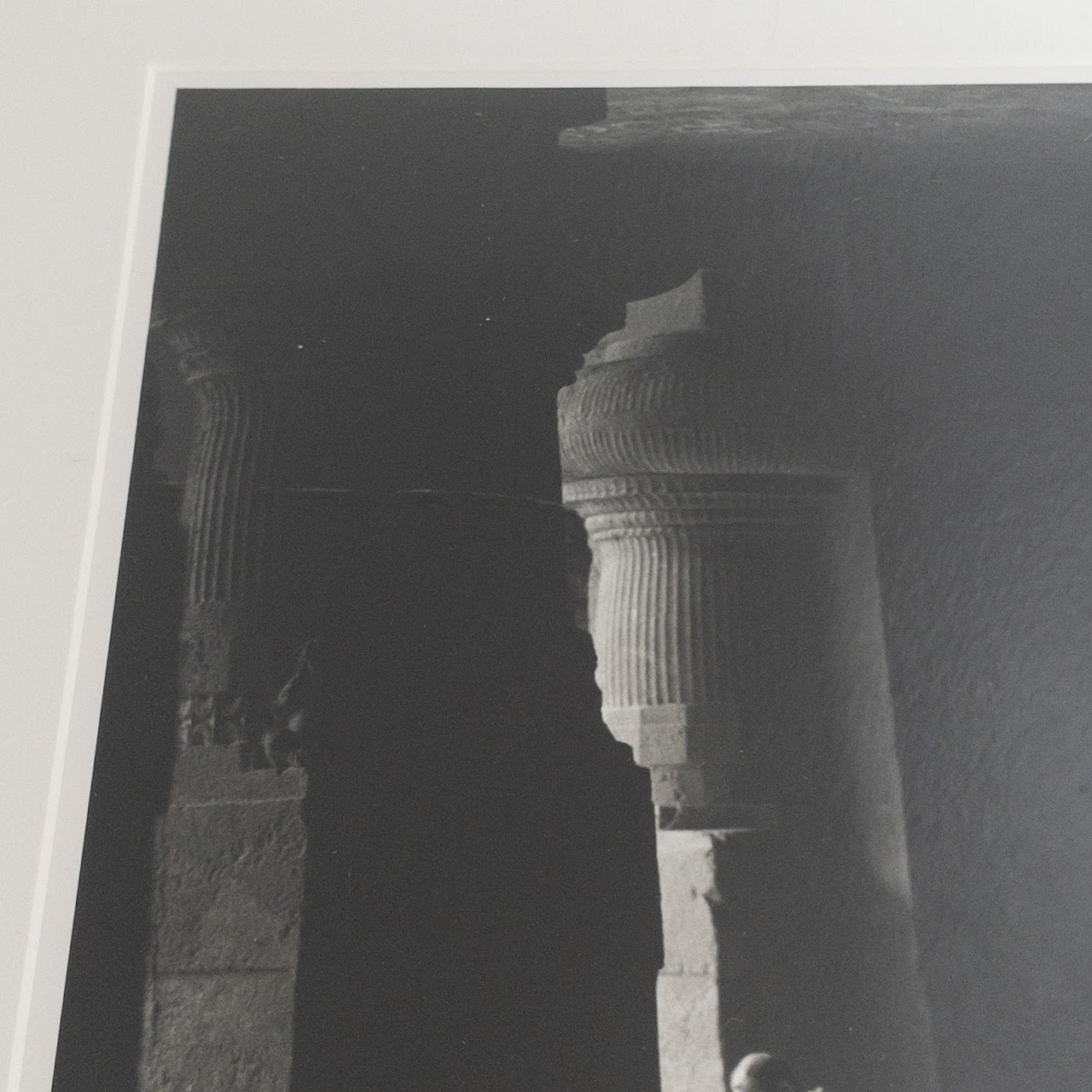 Man in Columns Photo Print