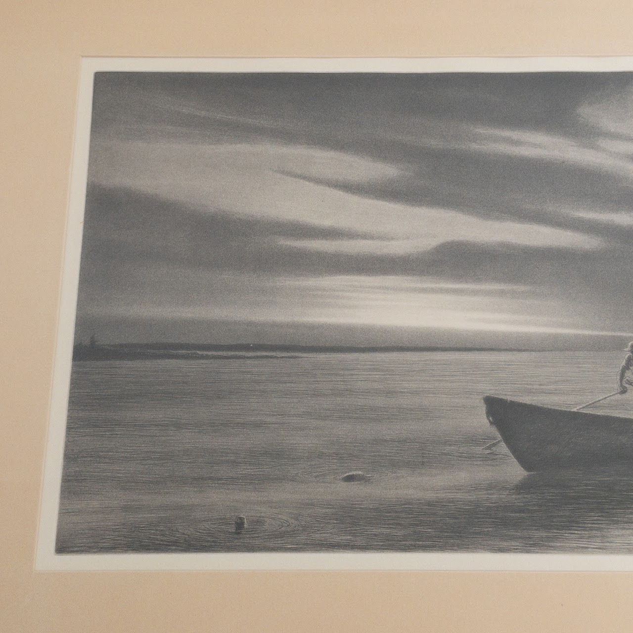 Kerr Eby 'The Doryman' Signed Etching