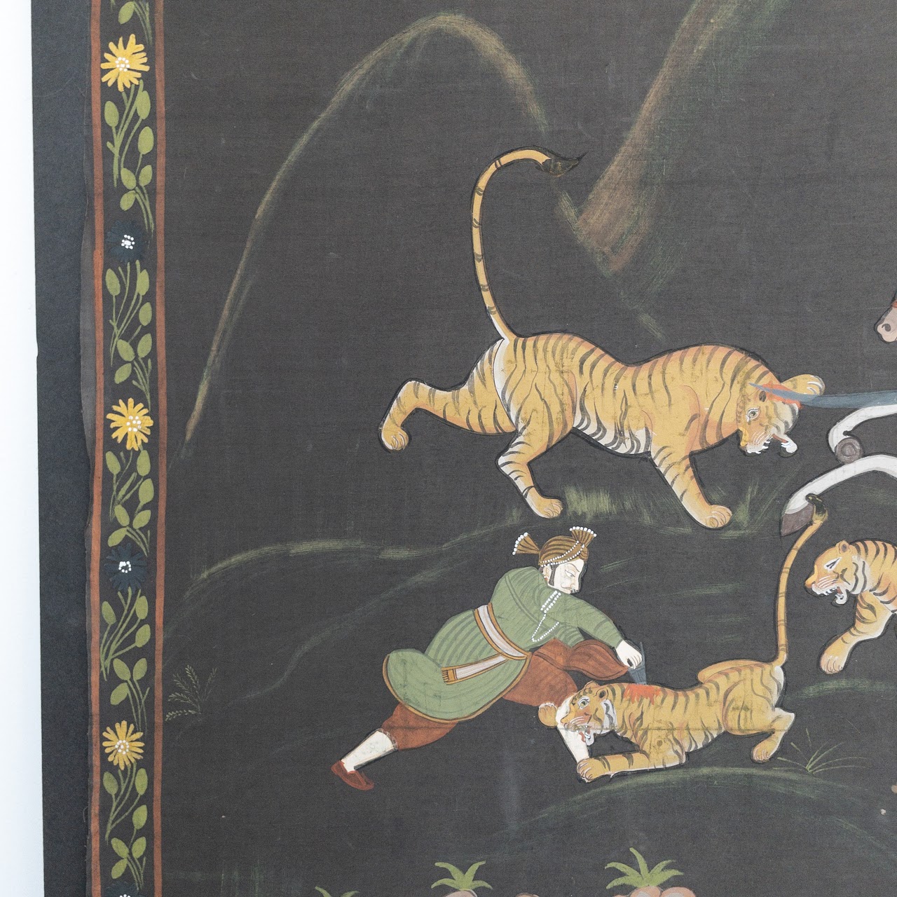 Indian Tiger Hunt Painting