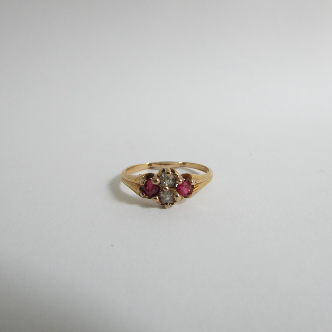 14K Gold Ruby Ring