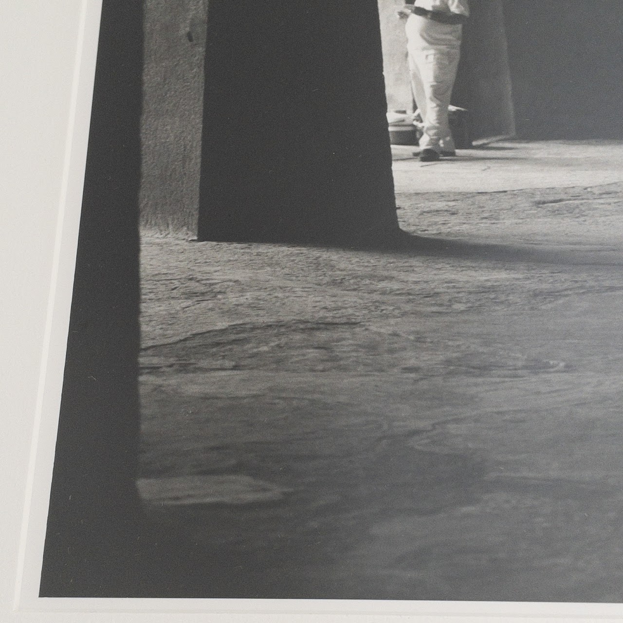 Man in Columns Photo Print