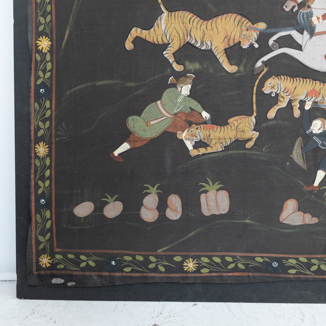 Indian Tiger Hunt Painting