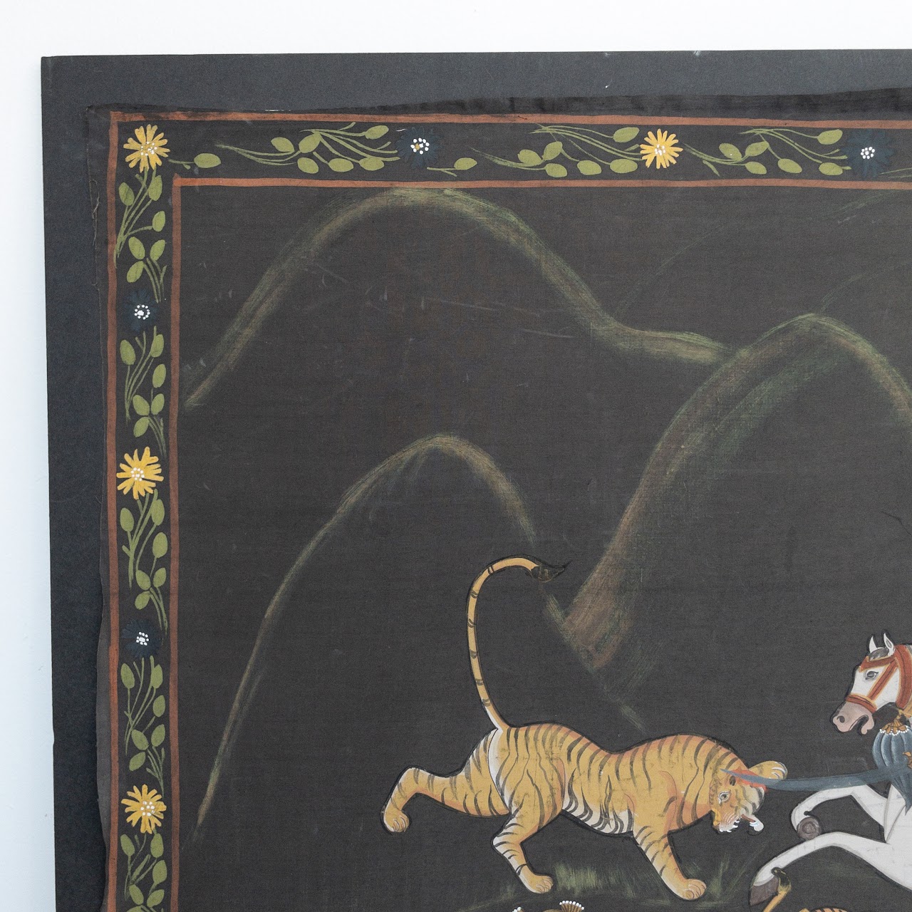 Indian Tiger Hunt Painting