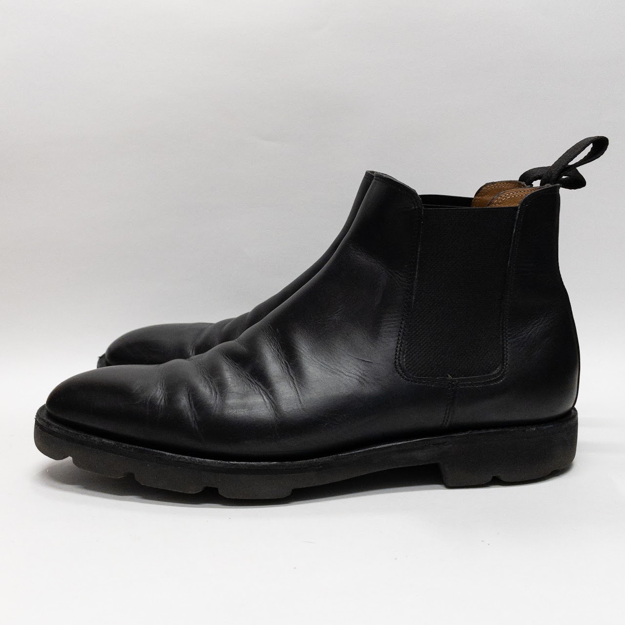 John Lobb Leather Chelsea Boots