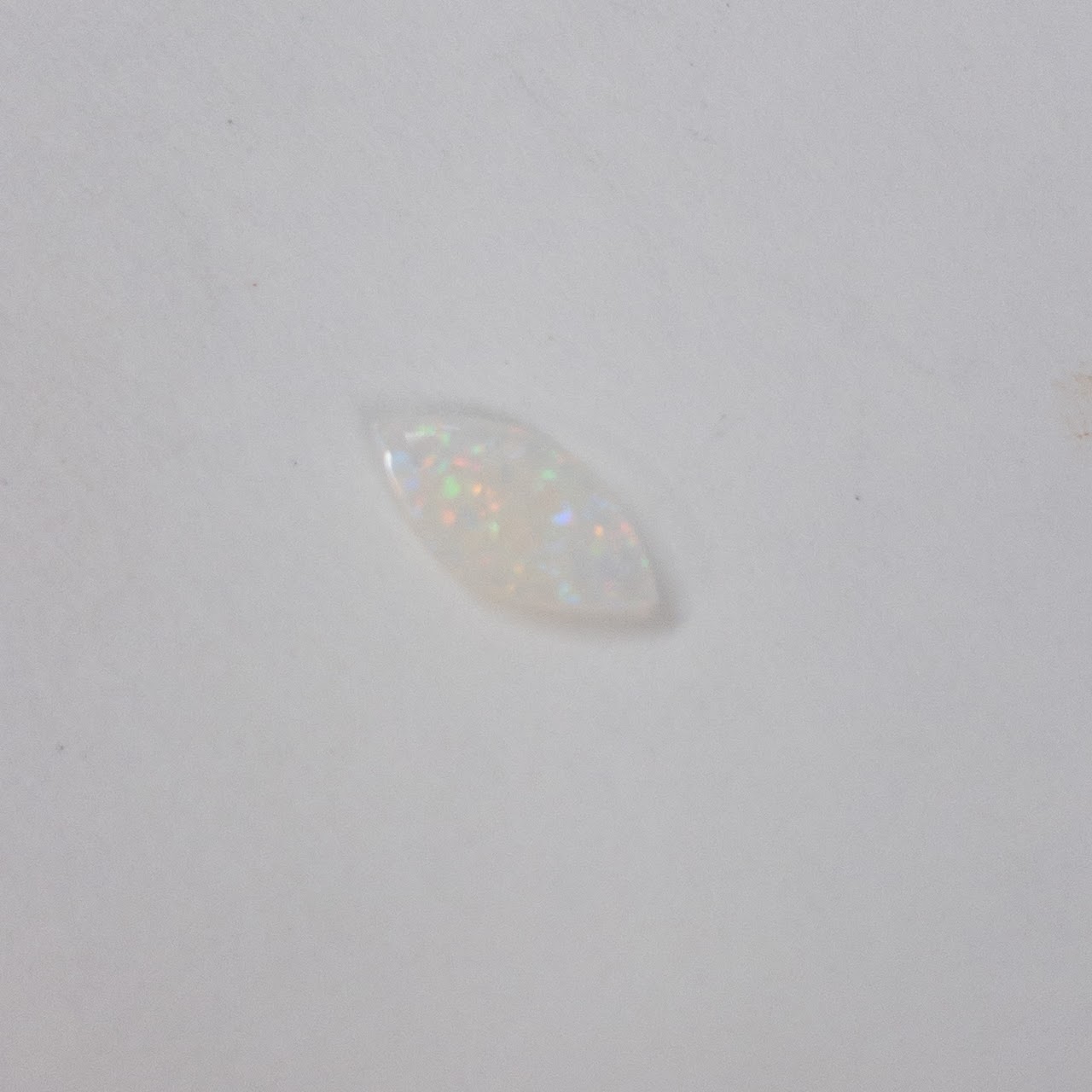 Spencer White Faceted Opal