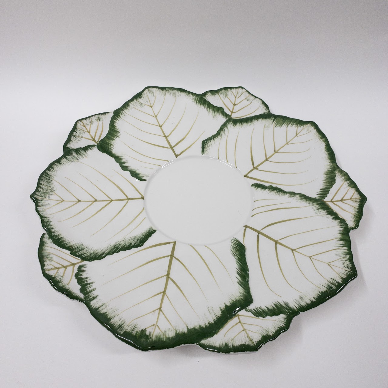 Tiffany & Co.Cabbage Leaf Centerpiece Plate