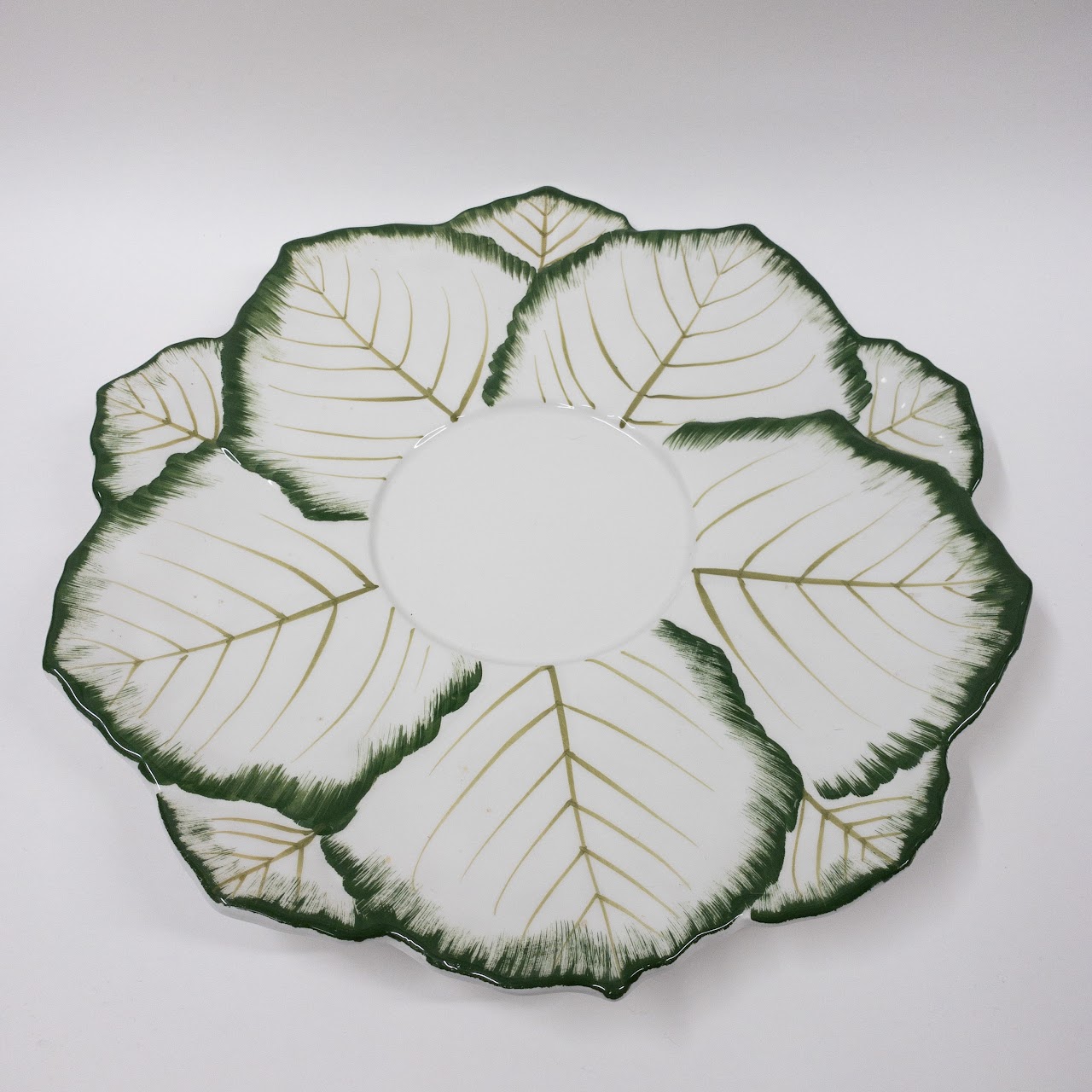 Tiffany & Co.Cabbage Leaf Centerpiece Plate