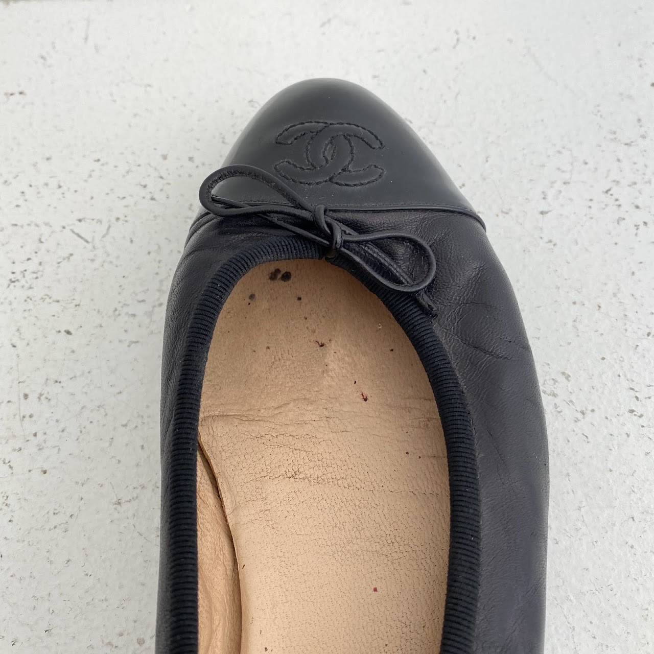 Chanel Cap Toe Ballet Flats