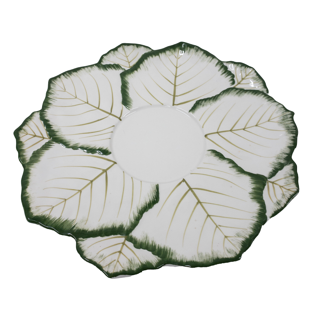 Tiffany & Co.Cabbage Leaf Centerpiece Plate