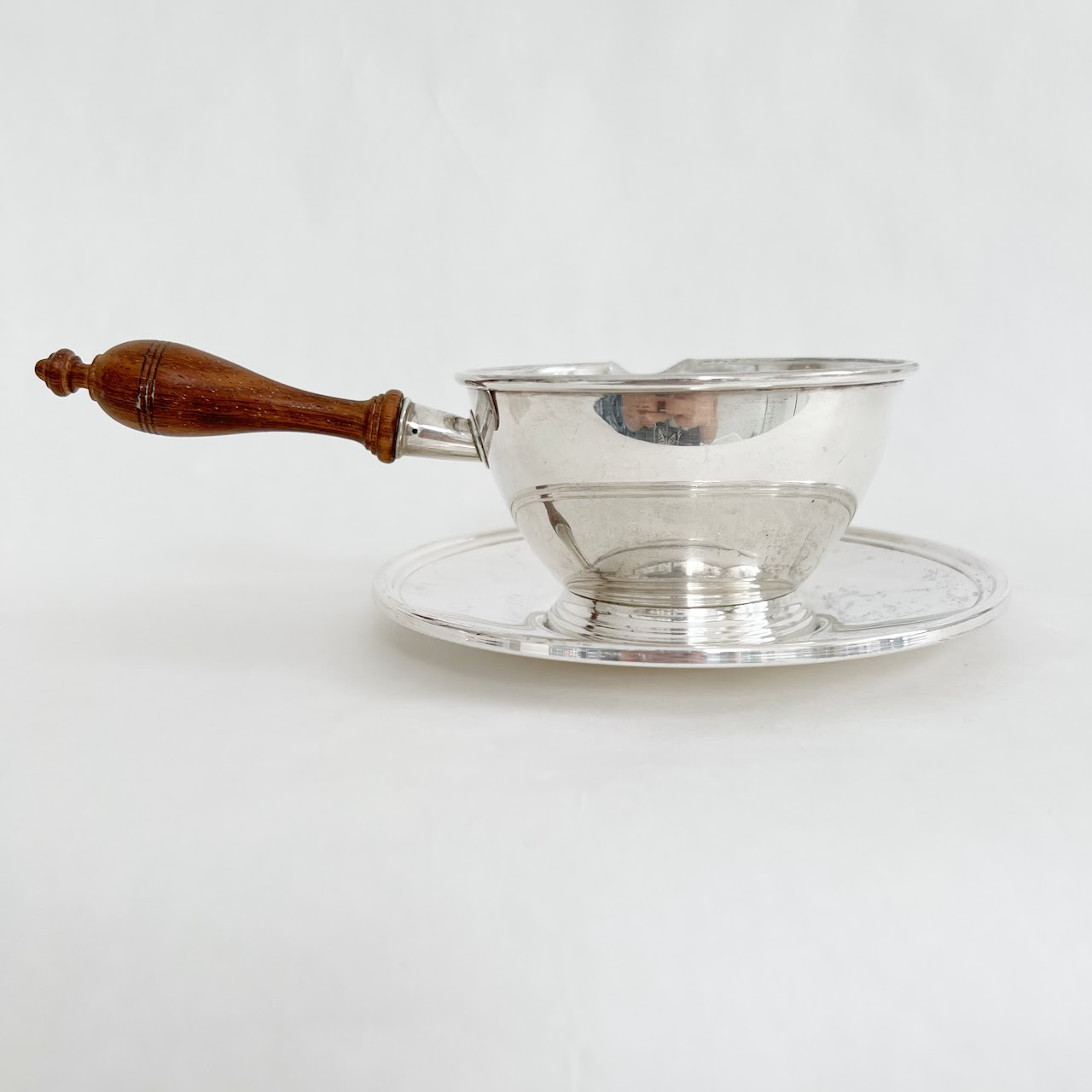 Sterling Silver Pouring Cup & Drip Catch Tray