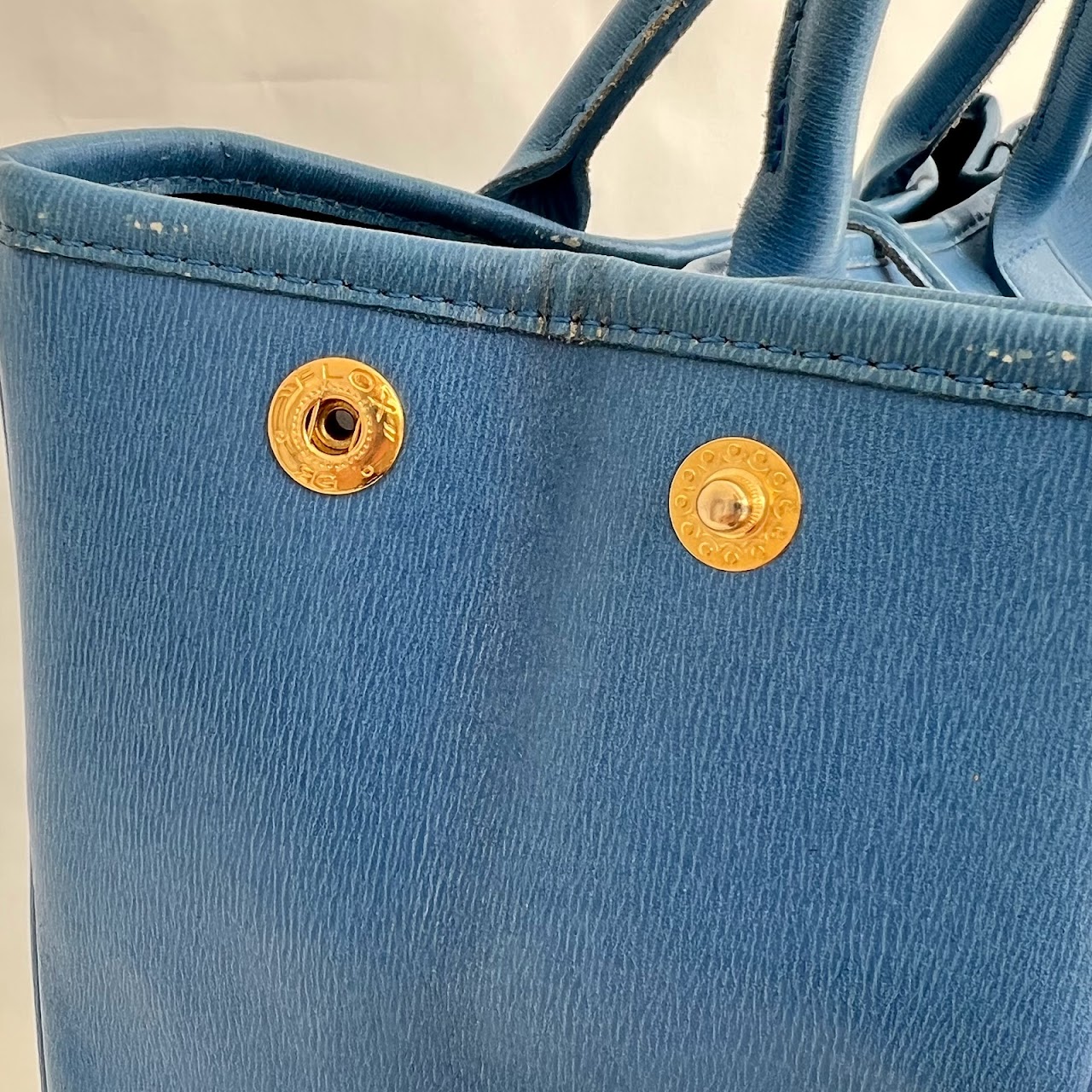 Longchamp Blue Roseau Tote