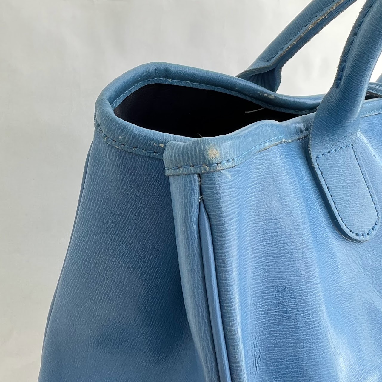 Longchamp Blue Roseau Tote