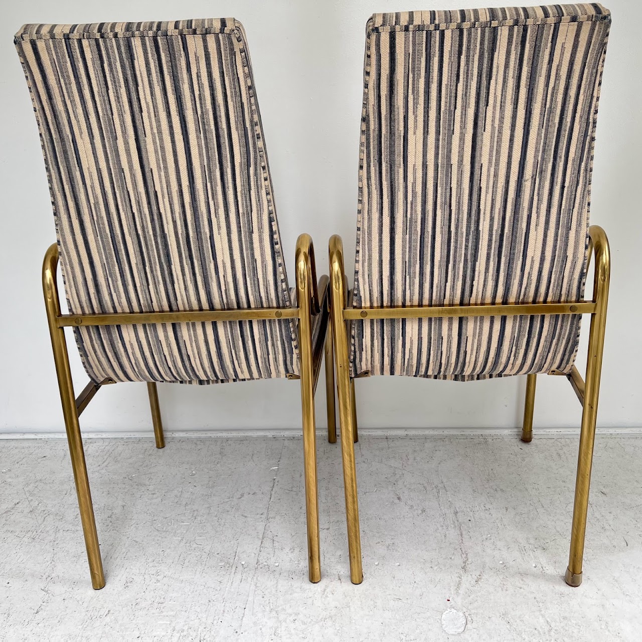 1980s Mastercraft Furniture Co. Brass  Armchair Set