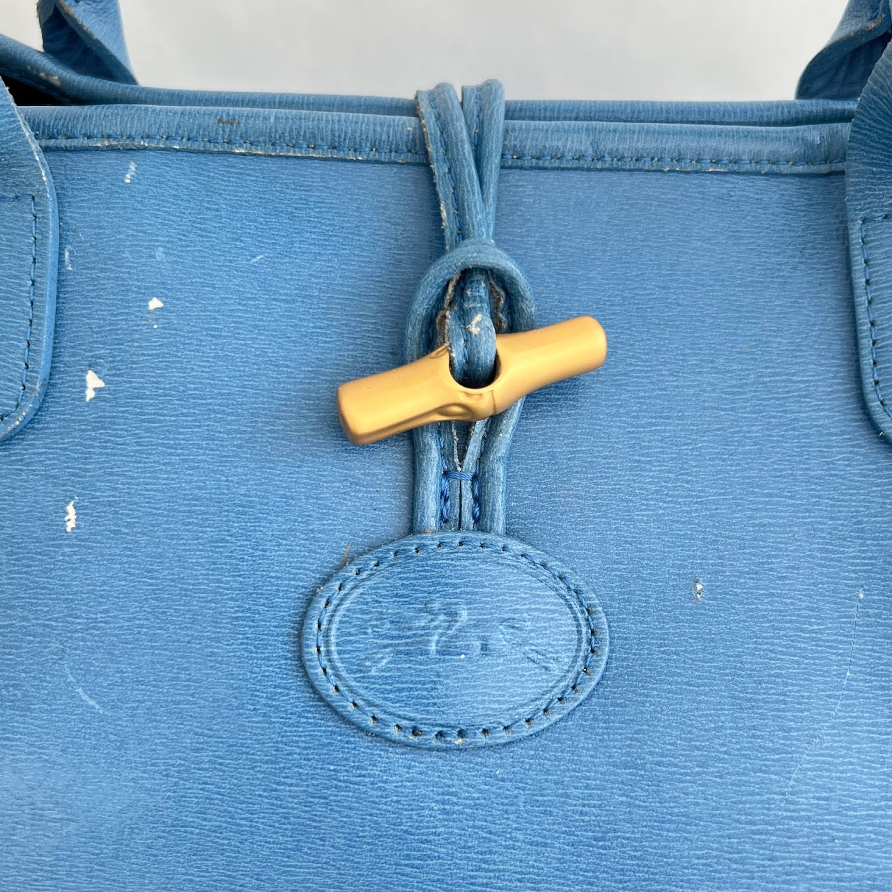 Longchamp Blue Roseau Tote