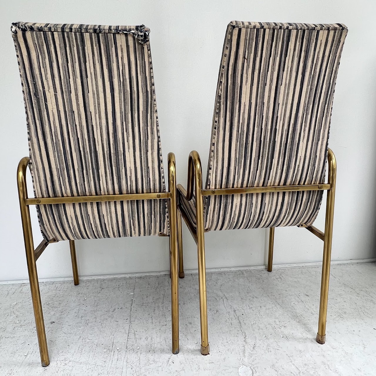 1980s Mastercraft Furniture Co. Brass  Armchair Set