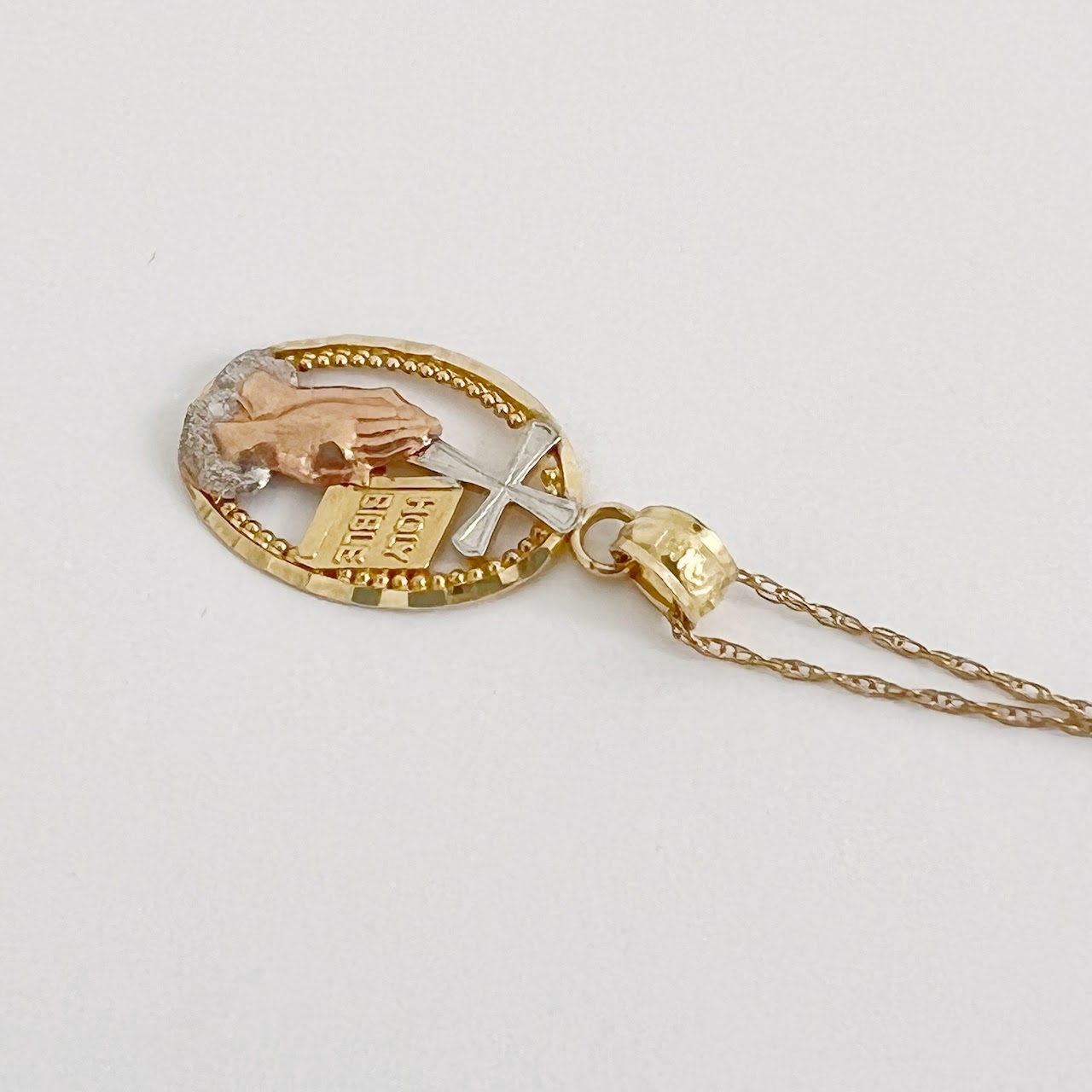 10K & 14K Gold Religious Pendant