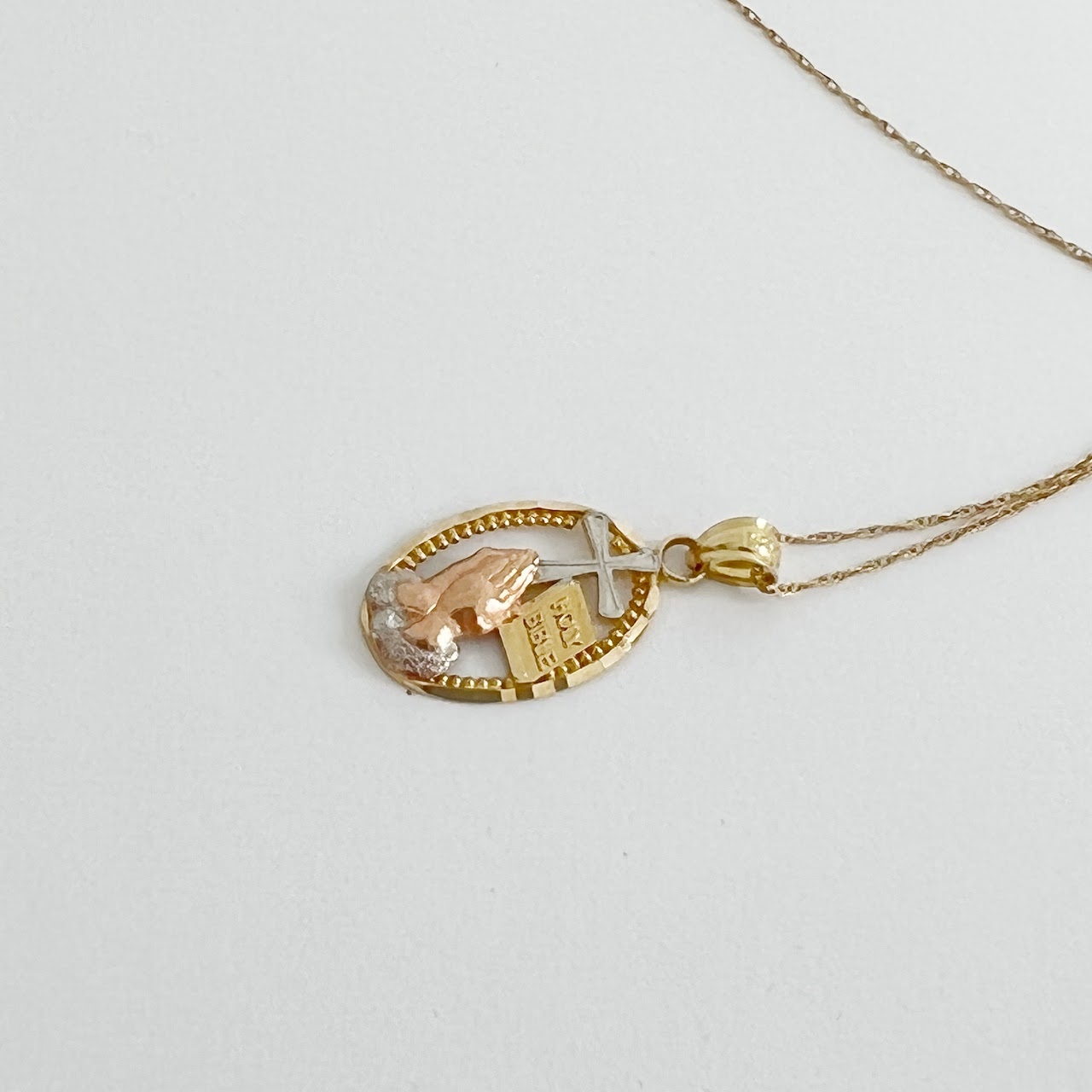 10K & 14K Gold Religious Pendant