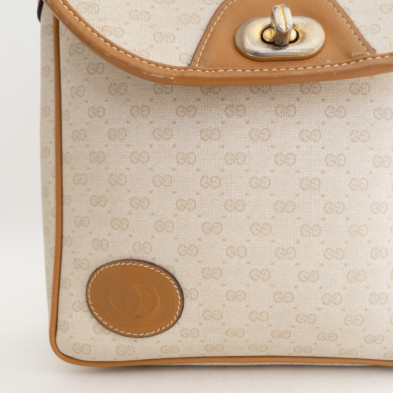 Gucci Vintage Monogram Canvas Crossbody Bag