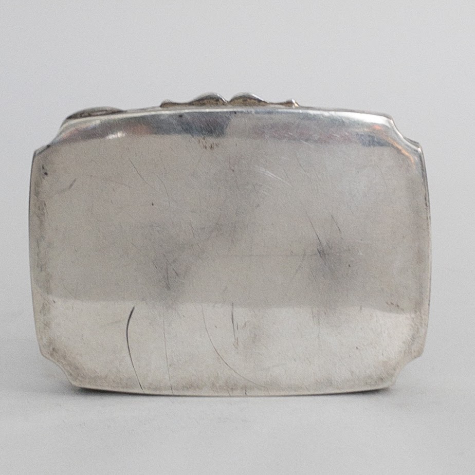 800 Silver and Enamel Box