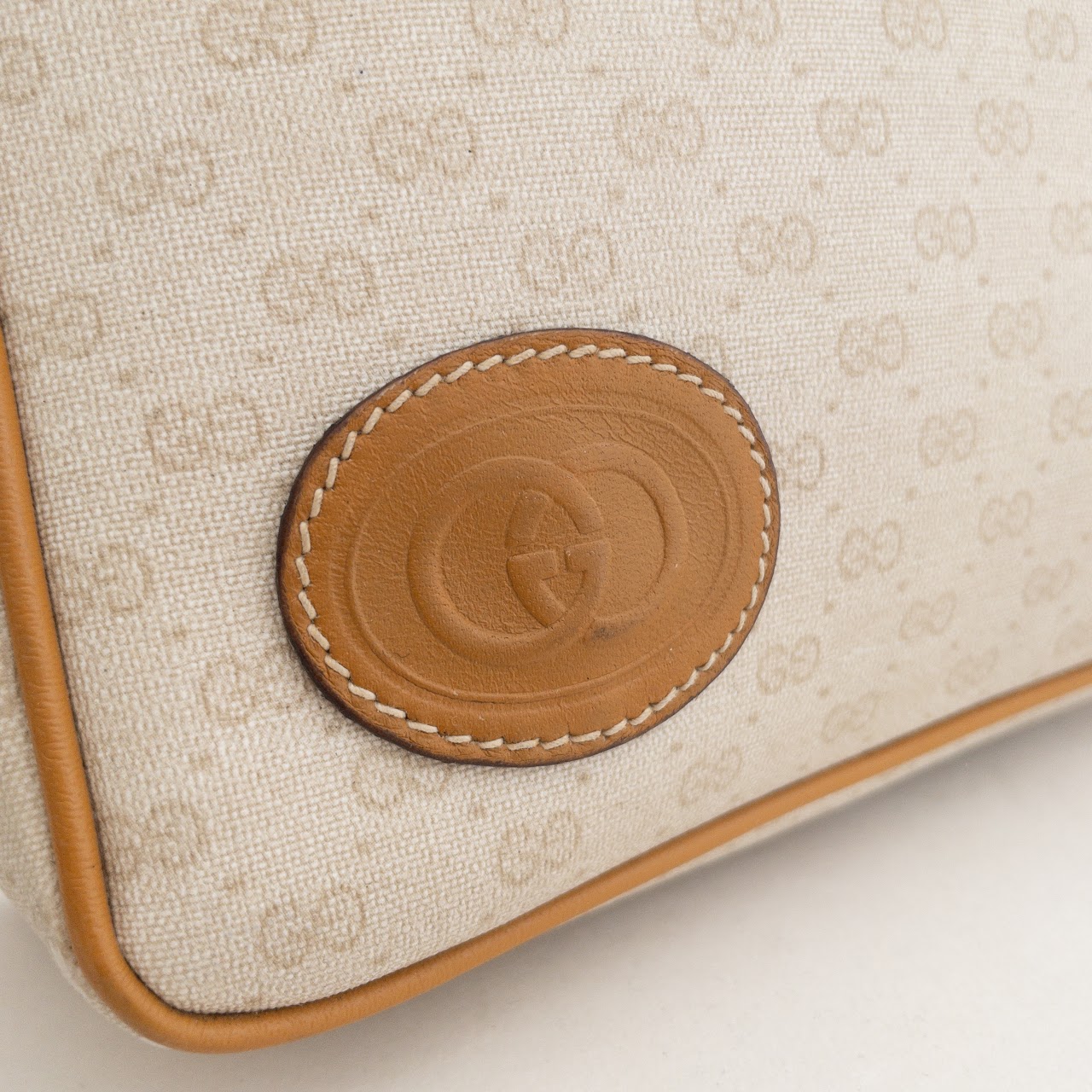 Gucci Vintage Monogram Canvas Crossbody Bag