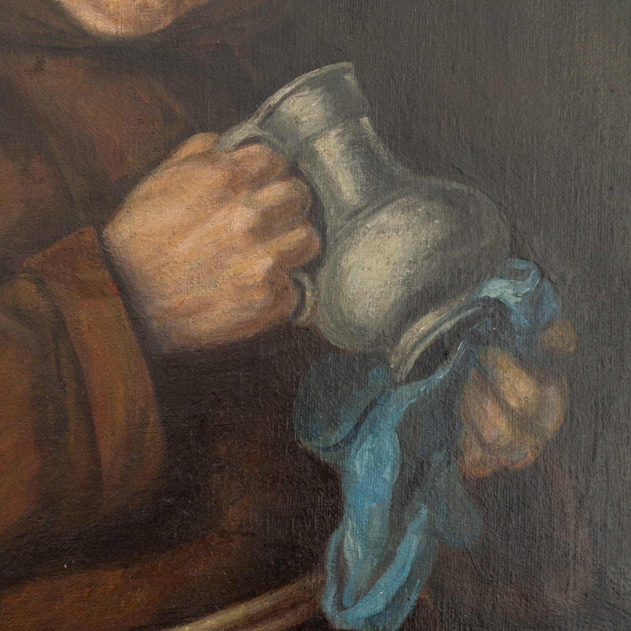 Monk with Pitcher Oil Painting after Eduard von Grützner