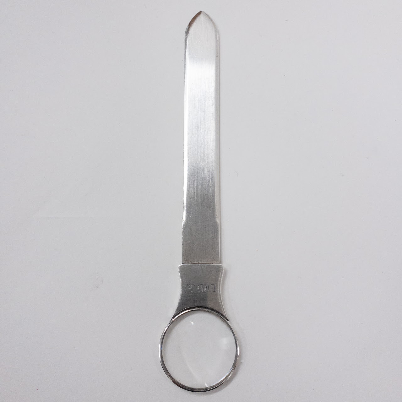 Cartier Sterling Silver Letter Opener and Magnifier