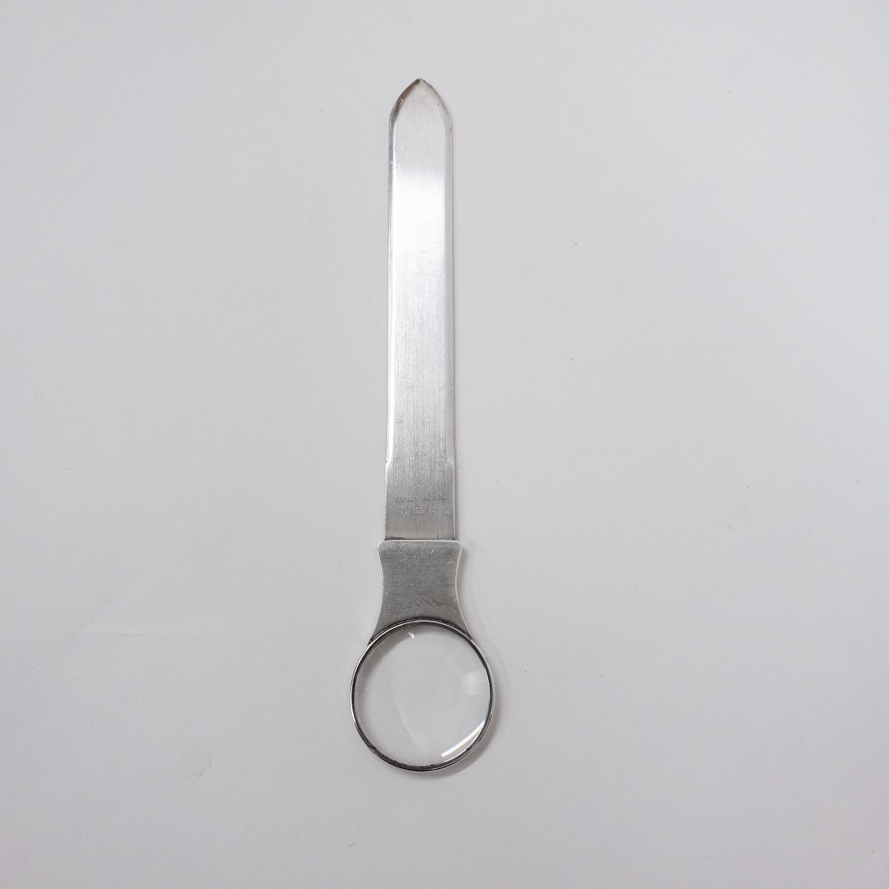 Cartier Sterling Silver Letter Opener and Magnifier