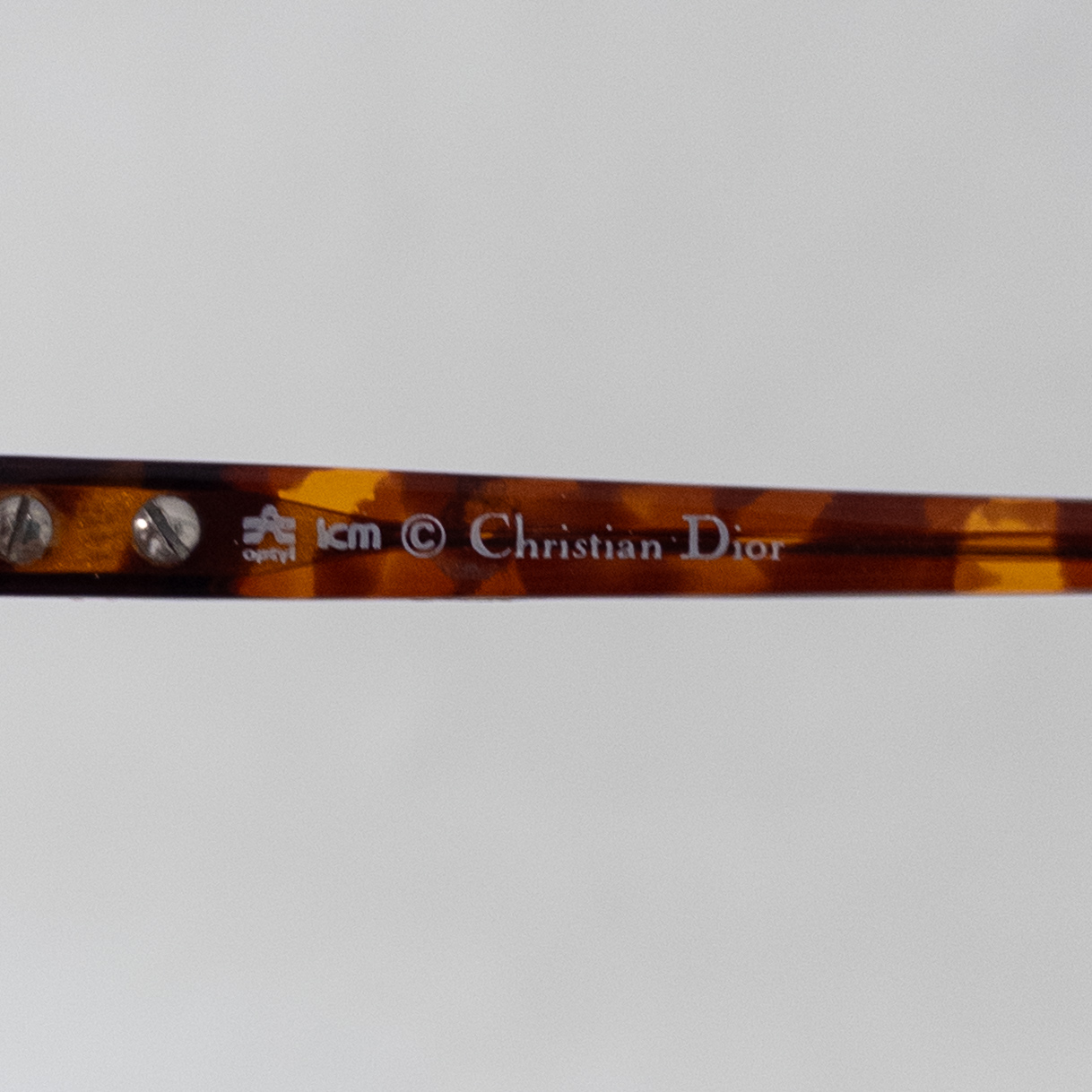 Christian Dior Faux Tortoiseshell Eyeglasses