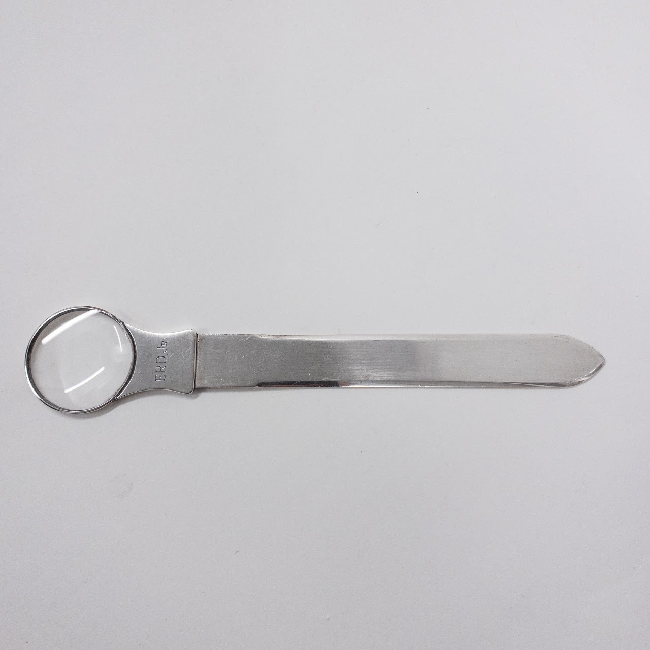 Cartier Sterling Silver Letter Opener and Magnifier