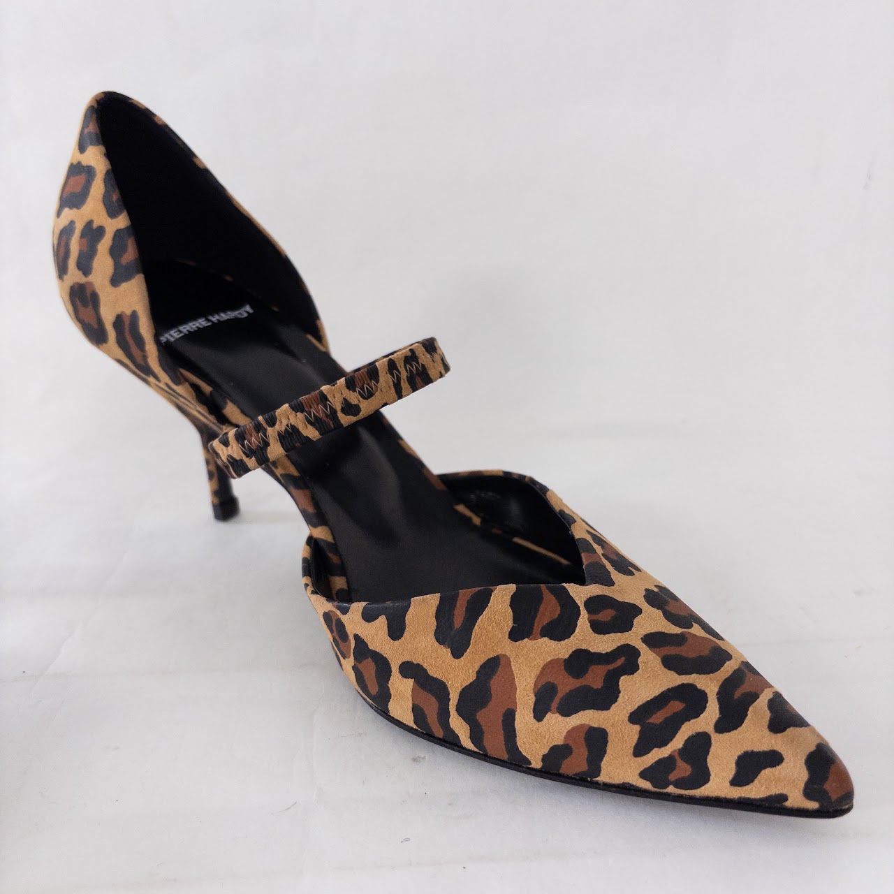 Pierre Hardy Leopard Print Suede Pumps