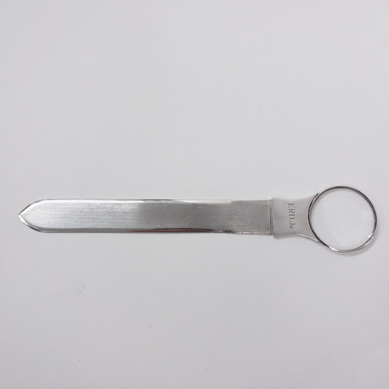 Cartier Sterling Silver Letter Opener and Magnifier