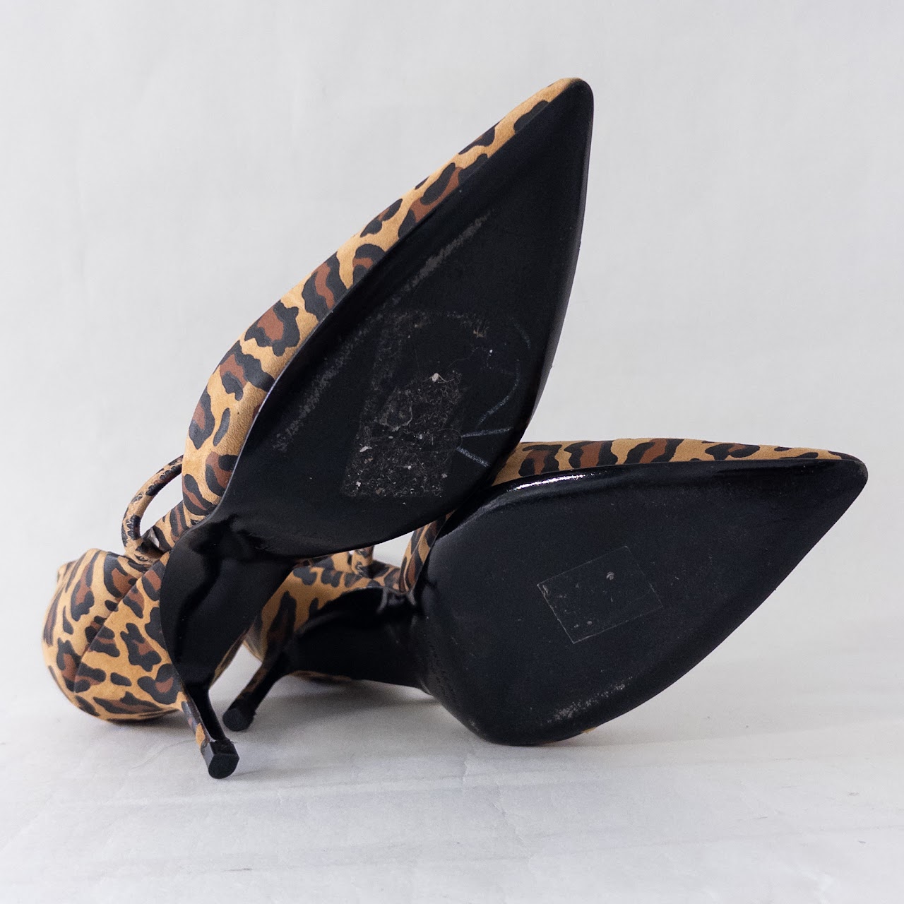 Pierre Hardy Leopard Print Suede Pumps