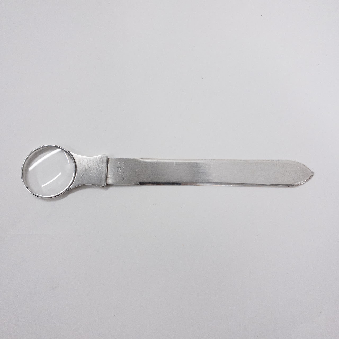 Cartier Sterling Silver Letter Opener and Magnifier