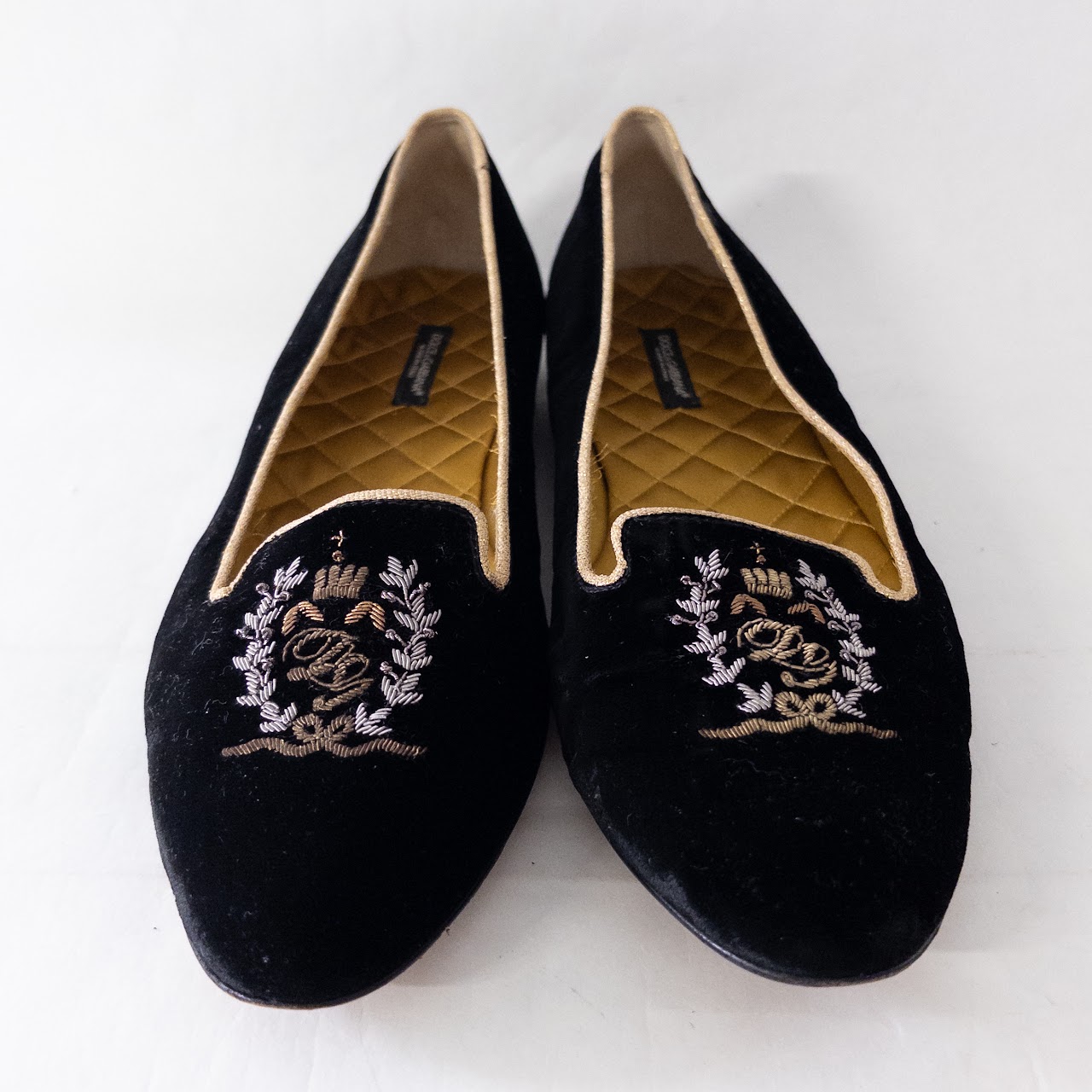 Dolce & Gabbana Velvet Loafers