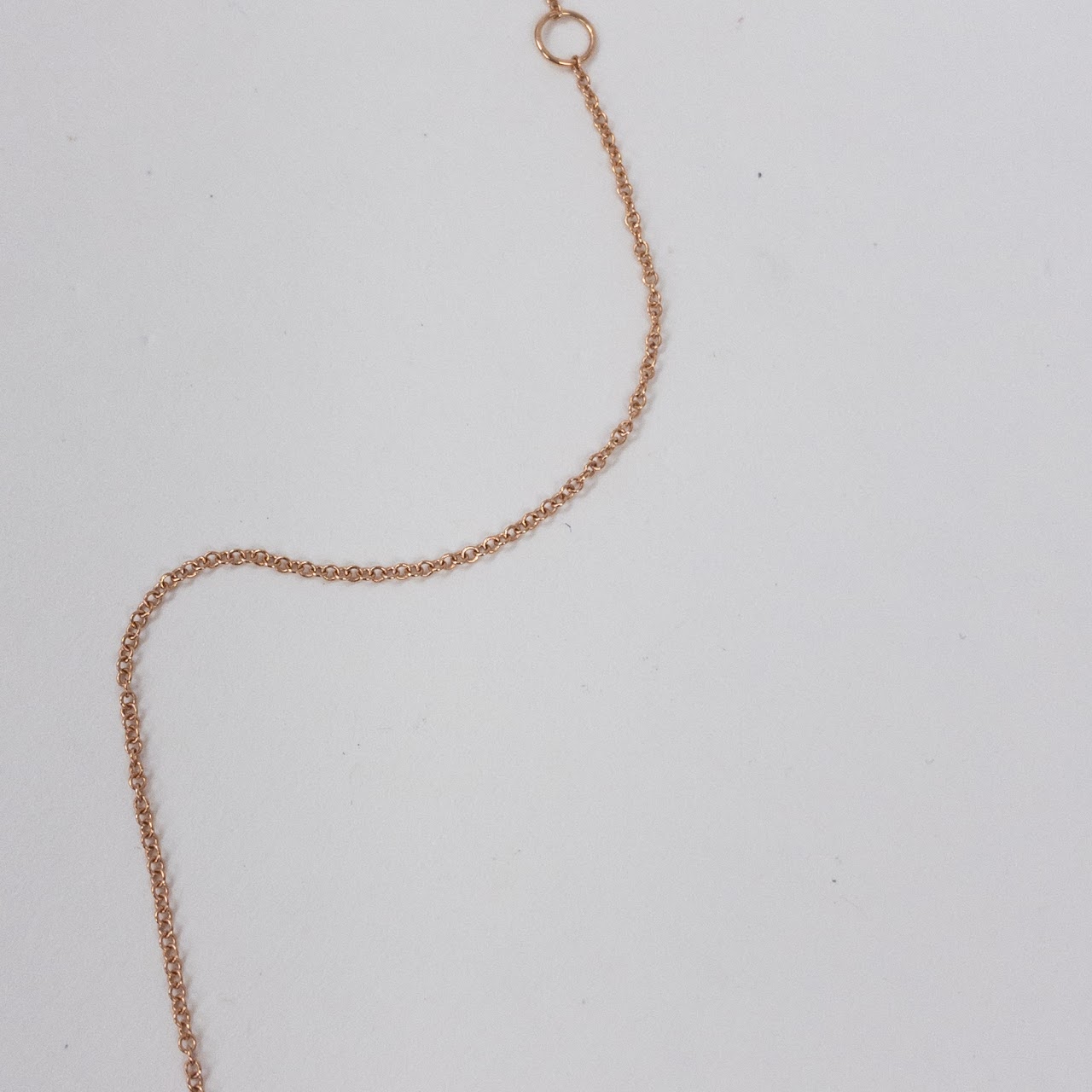 14K Rose Gold Meira T Necklace with Four Graduated Dangles