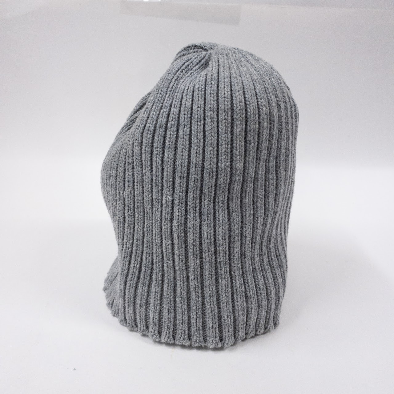 Prada Rubber Stripe Beanie Hat