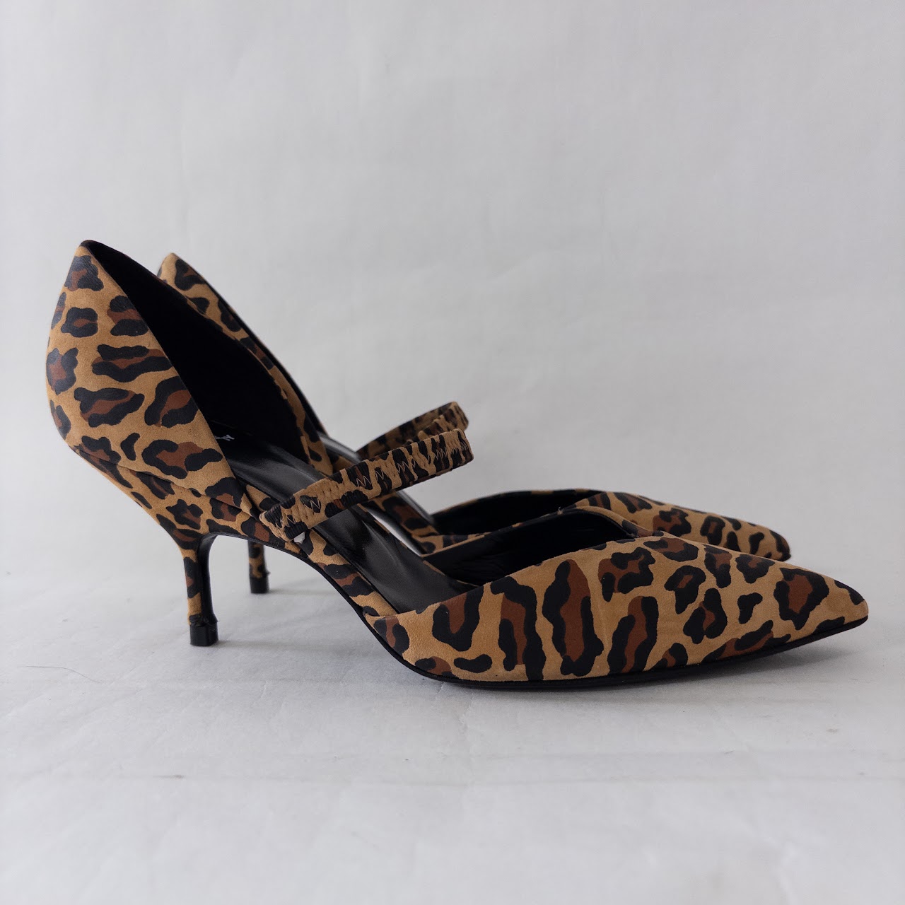 Pierre Hardy Leopard Print Suede Pumps